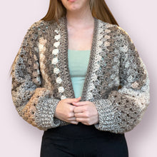 Load image into Gallery viewer, Puzzle Cropped Cardi
