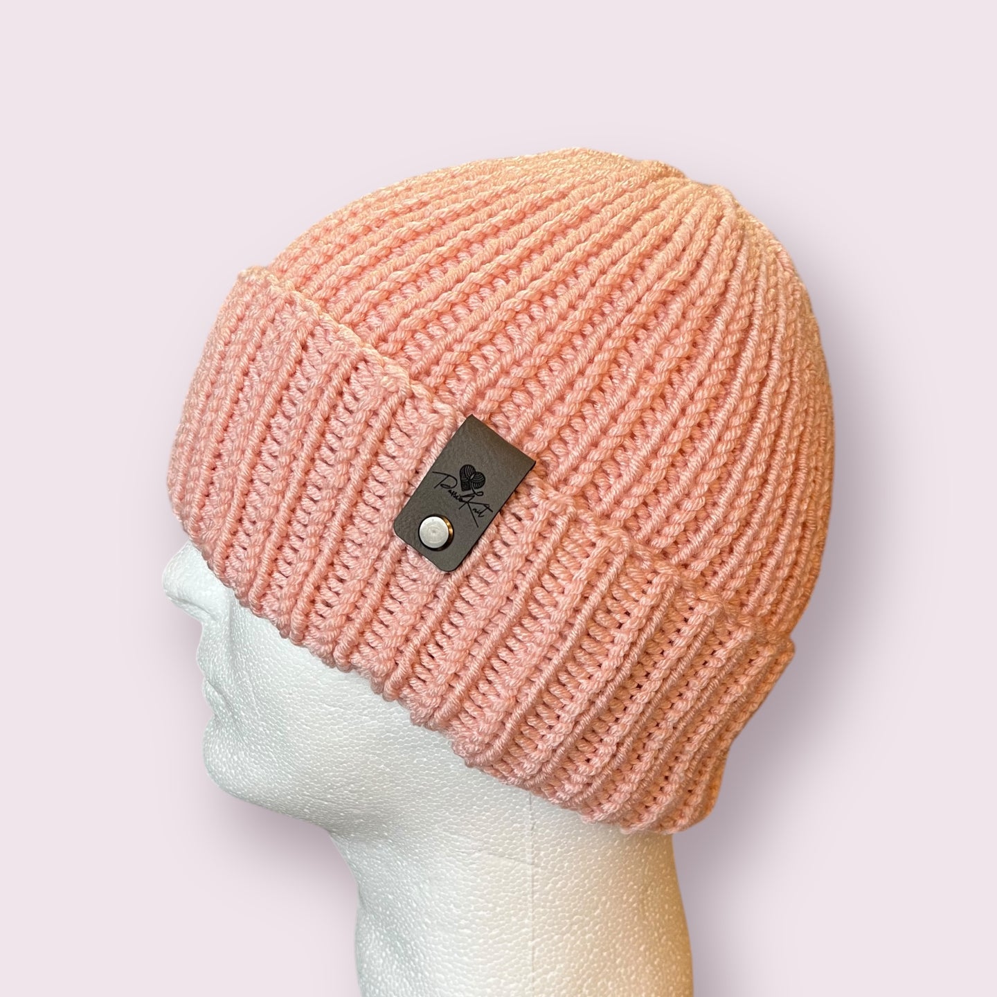 Pink Knit Beanie