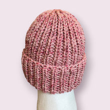 Load image into Gallery viewer, Pink Chunky Knit Beanie
