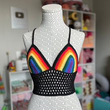 Load image into Gallery viewer, Rainbow Mesh Tank Sm
