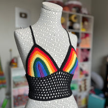 Load image into Gallery viewer, Rainbow Mesh Tank Sm
